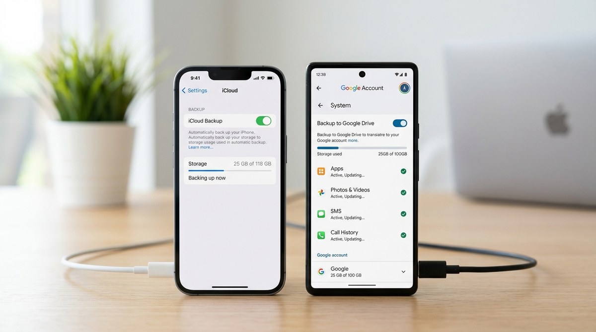 如何設定手機自動備份？iPhone 與 Android 完整步驟教學